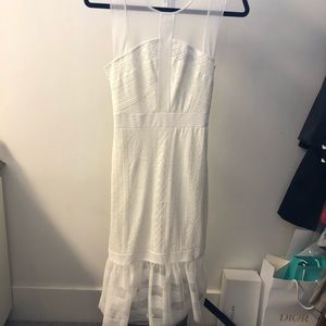 White BCBGMaxAztia dress